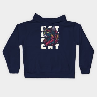 Cat Painting Kids Hoodie